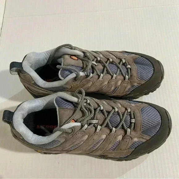 Merrell Women's Moab 2 Ventilator Hiking Shoe 10 Smoke -‎ J06014 Vibram Sole - Picture 4 of 9